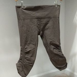 Brown Cropped Lululemon Leggings - Size 6